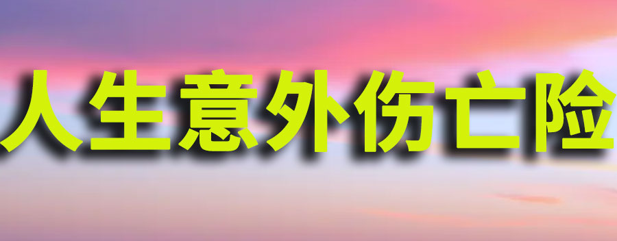 人生意外伤亡险100万怎么买