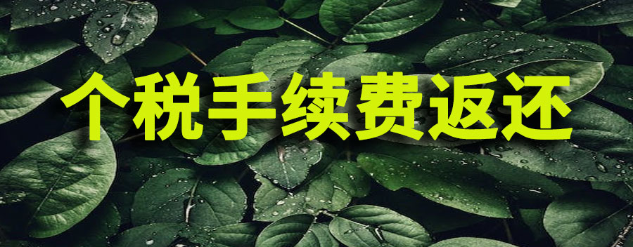 个税手续费返还政策是什么意思？个税手续费返还账务处理