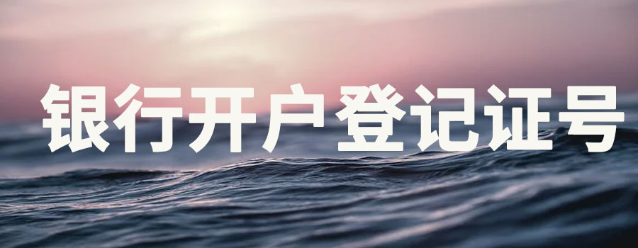 银行开户登记证号指的是什么？有什么含义作用
